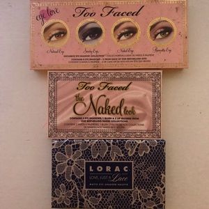 Too Faced / Lorac eyeshadow palettes